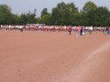 Kurz vor dem Start auf dem Sportplatz