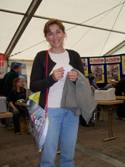 Antje auf der Marathonmesse