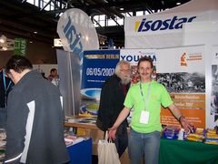 Am Stand von Marathon und mehr