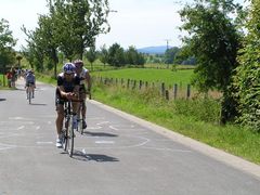 Olaf auf der Radstrecke