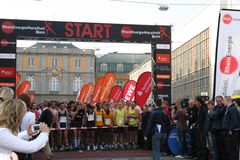 Vor dem Start des Halbmarathon