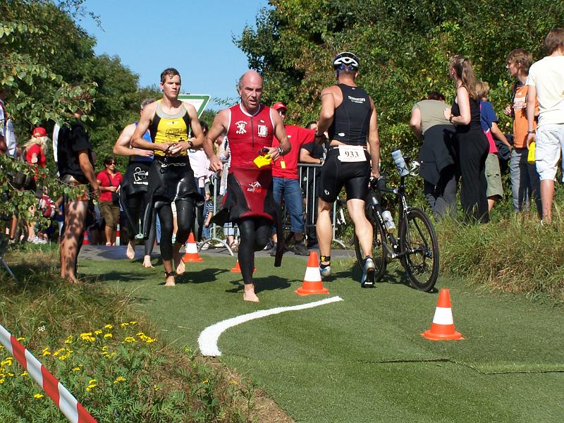 19.JPG - Schwimmer kommen, Radler gehen...